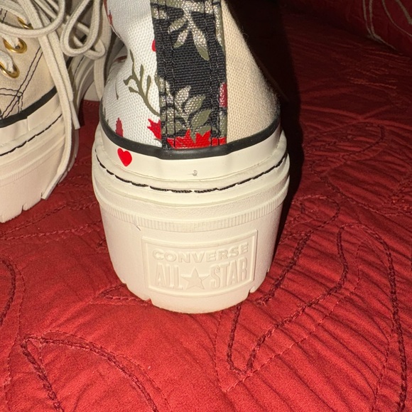 Converse Custom Design Platforms with Lug Soles Size 8 1/2 Shoes - Picture 5 of 8